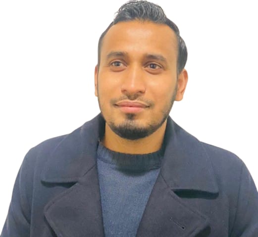 Portrait of Bangladeshi blogger Nur Hoshen Bhuiyan